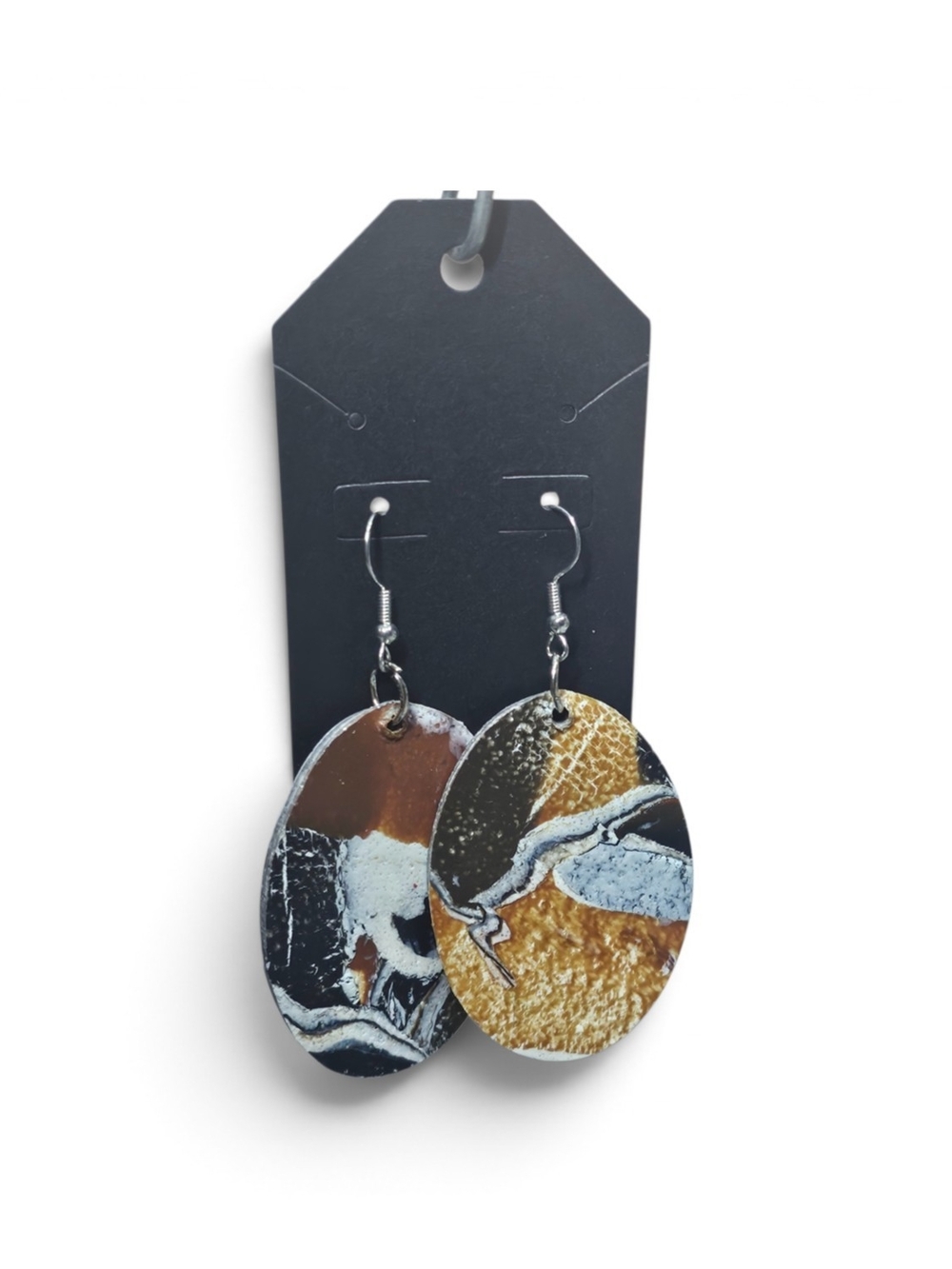 Handcrafted Multicolor Oval Drop Earrings - Women Jewelry